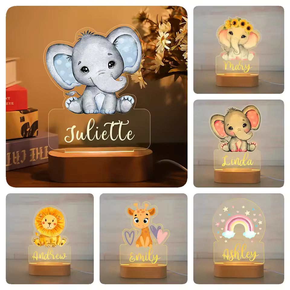 Personalized Kids Night Light