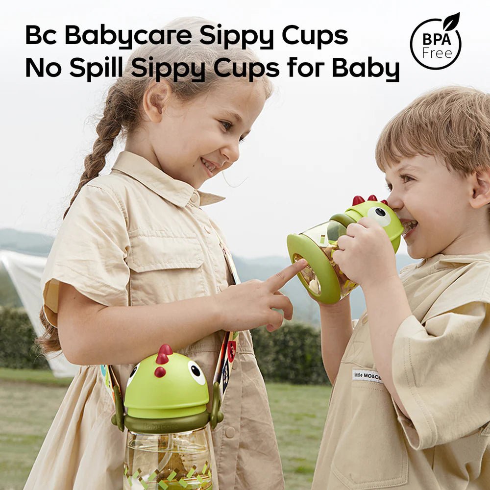 Dinosaur Weighted Straw Sippy Cup - Minuvy Shop Baby