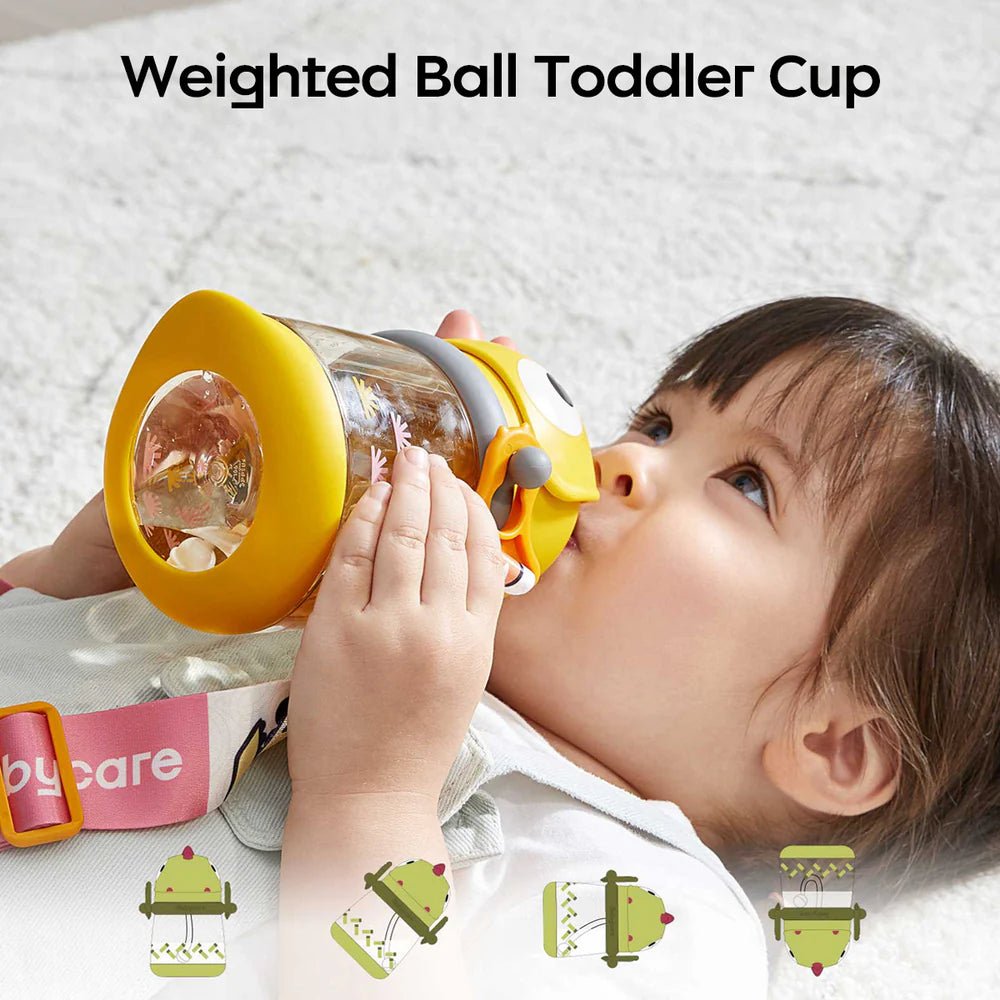 Dinosaur Weighted Straw Sippy Cup - Minuvy Shop Baby