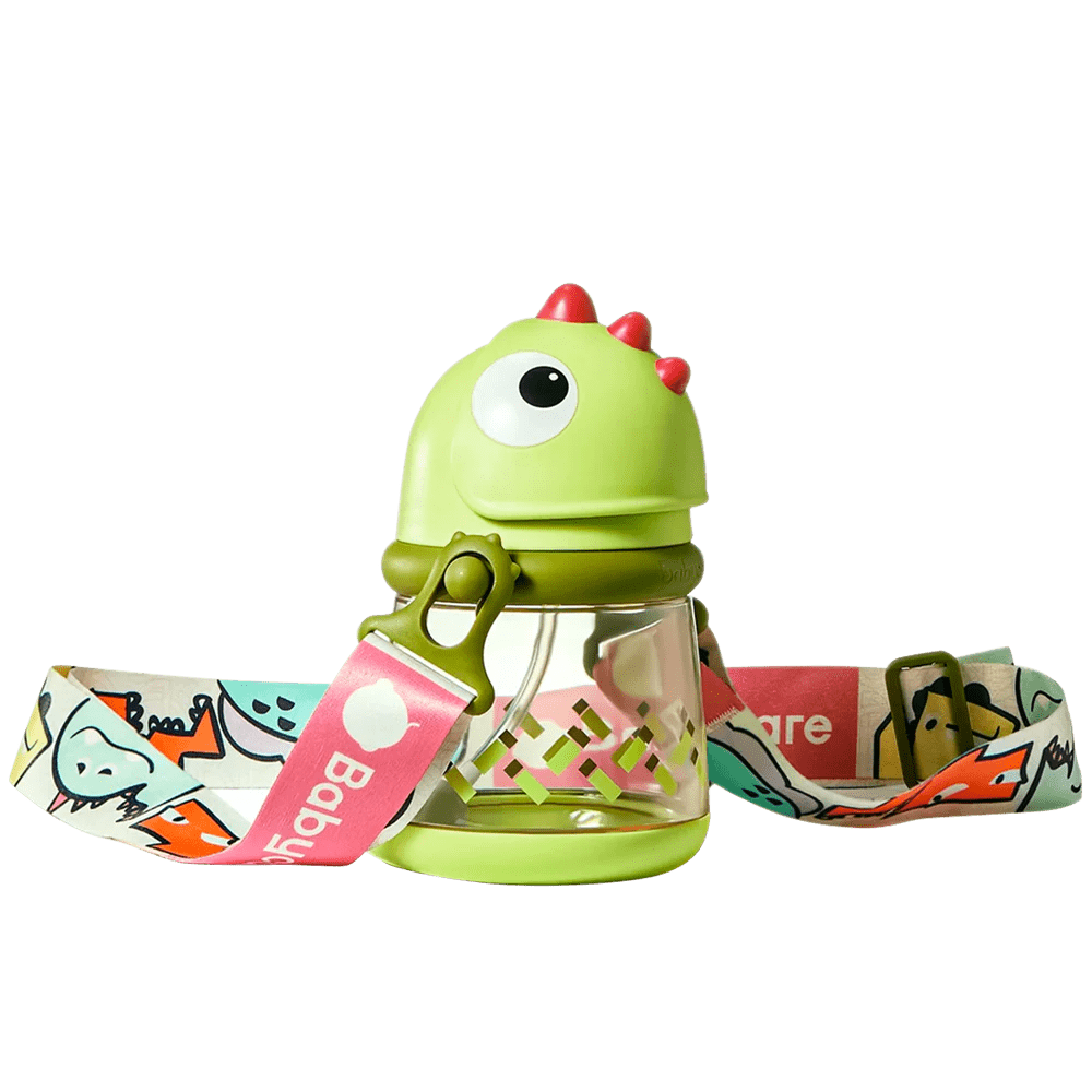 Dinosaur Weighted Straw Sippy Cup - Minuvy Shop Baby