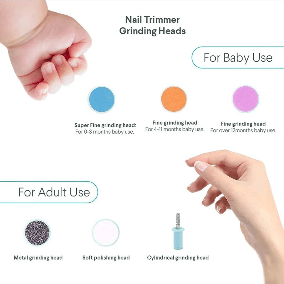 Minuvy Baby Electric Nail Trimmer - Minuvy Shop Baby
