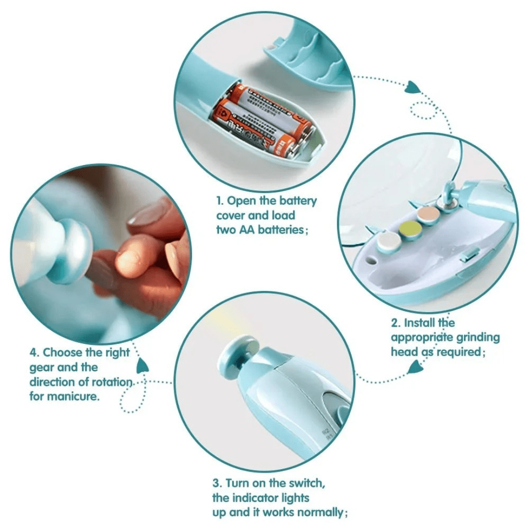 Minuvy Baby Electric Nail Trimmer - Minuvy Shop Baby