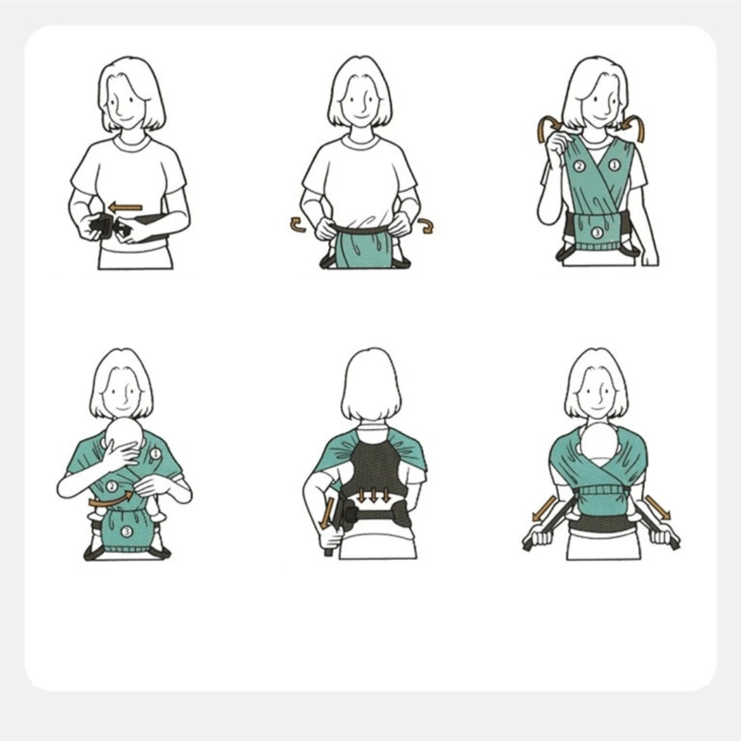 Minuvy Baby Sling Carrier Wrap - Minuvy Shop Baby