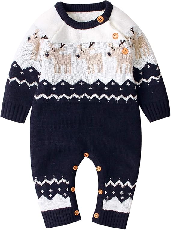 Minuvy Christmas Sweater Toddler Reindeer - Minuvy Shop Baby