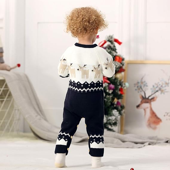 Minuvy Christmas Sweater Toddler Reindeer - Minuvy Shop Baby