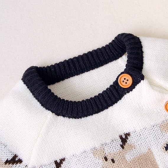 Minuvy Christmas Sweater Toddler Reindeer - Minuvy Shop Baby