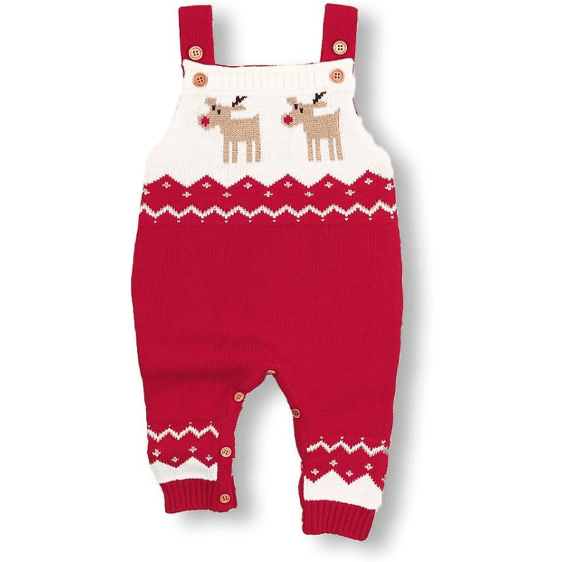 Minuvy Christmas Sweater Toddler Reindeer Sleeveless - Minuvy Shop Baby
