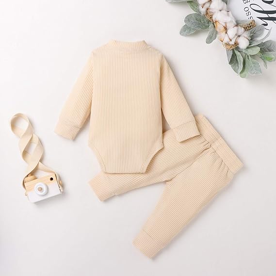 Minuvy Cotton Long Sleeve Romper - Minuvy Shop Baby