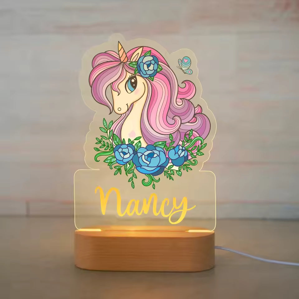 Personalized Kids Night Light