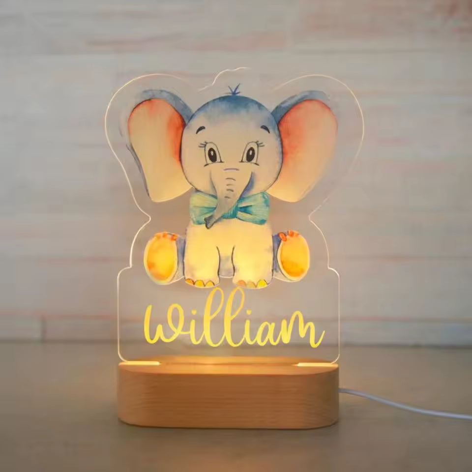 Personalized Kids Night Light