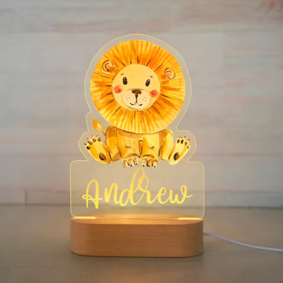 Personalized Kids Night Light