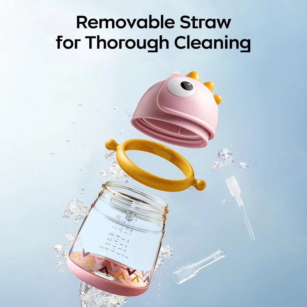 Dinosaur Weighted Straw Sippy Cup - Minuvy Shop Baby