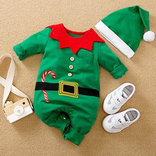 MInuvy Christmas Elf Romper + Hat - Minuvy Shop Baby