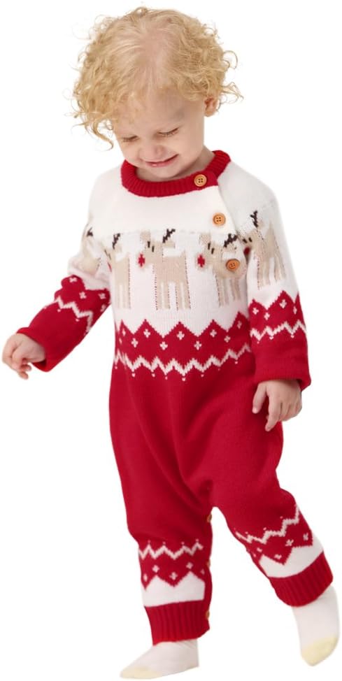 Minuvy Christmas Sweater Toddler Reindeer - Minuvy Shop Baby