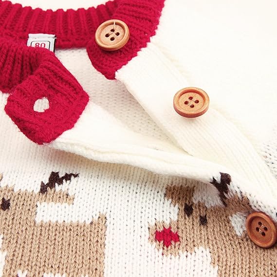 Minuvy Christmas Sweater Toddler Reindeer - Minuvy Shop Baby