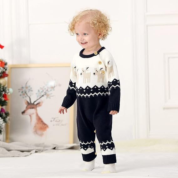Minuvy Christmas Sweater Toddler Reindeer - Minuvy Shop Baby