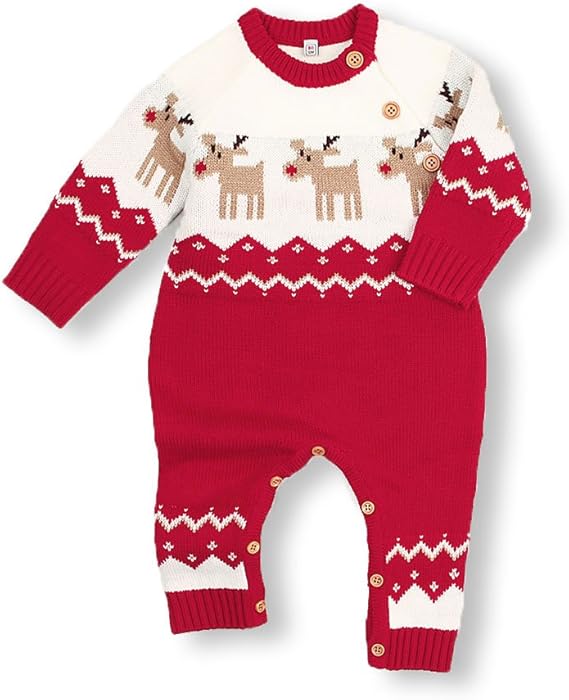 Minuvy Christmas Sweater Toddler Reindeer - Minuvy Shop Baby