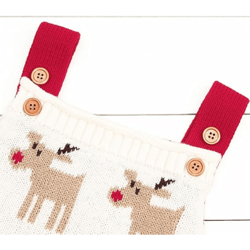 Minuvy Christmas Sweater Toddler Reindeer Sleeveless - Minuvy Shop Baby