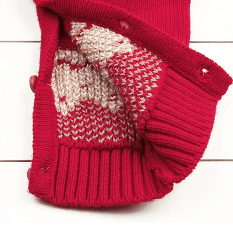 Minuvy Christmas Sweater Toddler Reindeer Sleeveless - Minuvy Shop Baby