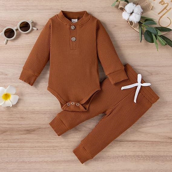 Minuvy Cotton Long Sleeve Romper - Minuvy Shop Baby