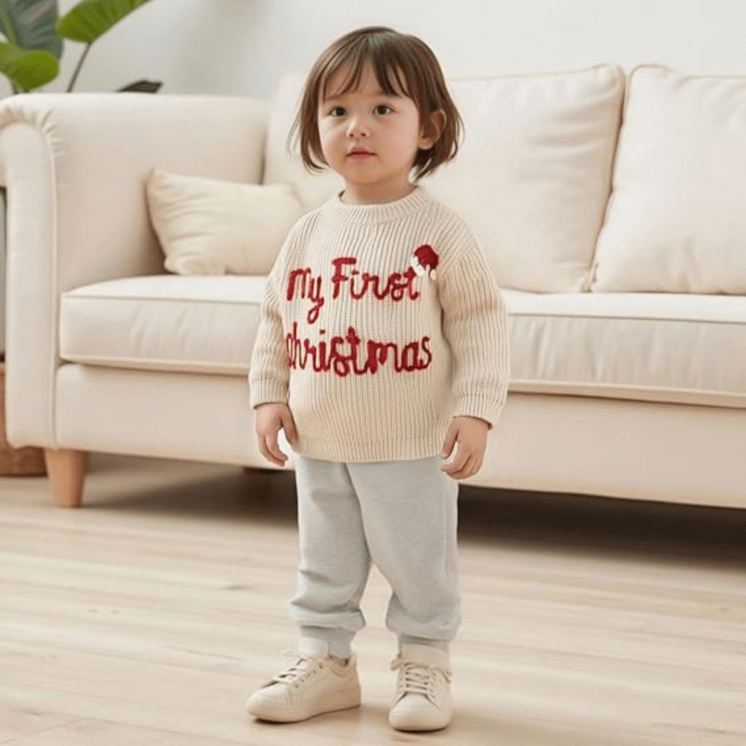MInuvy My First Christmas Knit Sweater - Minuvy Shop Baby