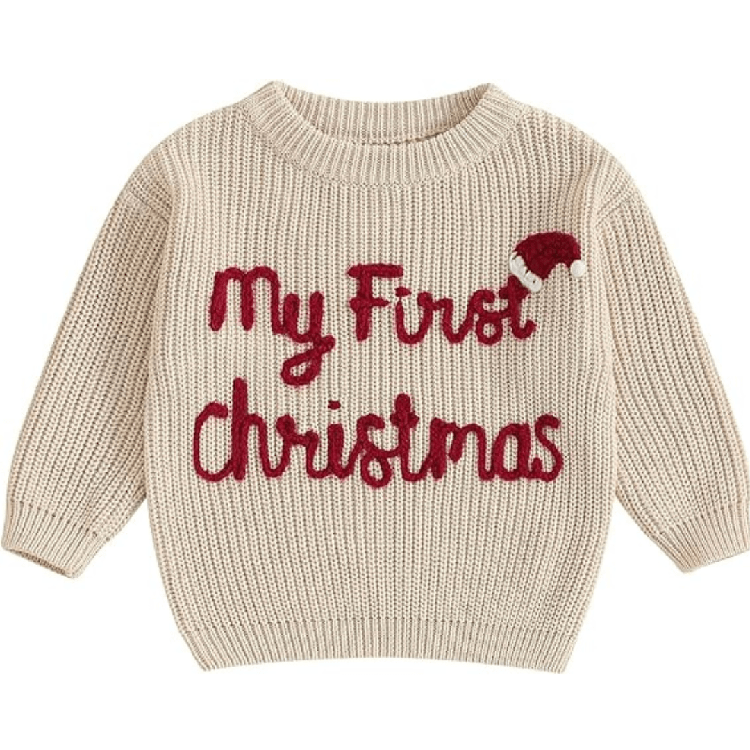 MInuvy My First Christmas Knit Sweater - Minuvy Shop Baby