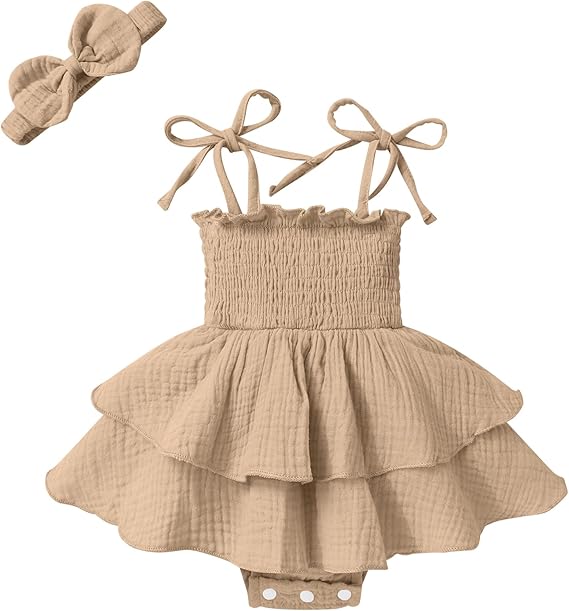 Minuvy Summer Romper Dress Sleeveless - Minuvy Shop Baby