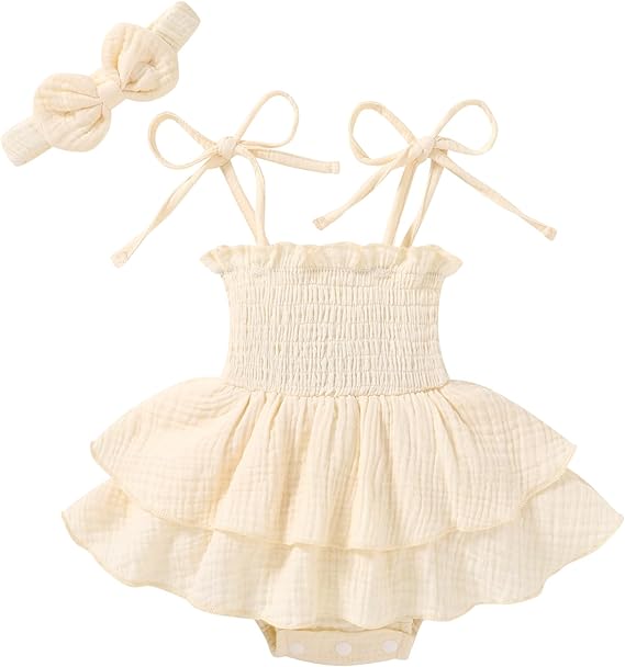 Minuvy Summer Romper Dress Sleeveless - Minuvy Shop Baby