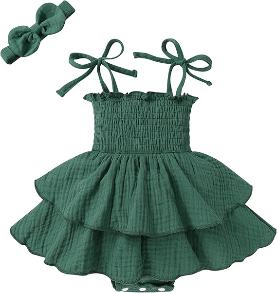 Minuvy Summer Romper Dress Sleeveless - Minuvy Shop Baby