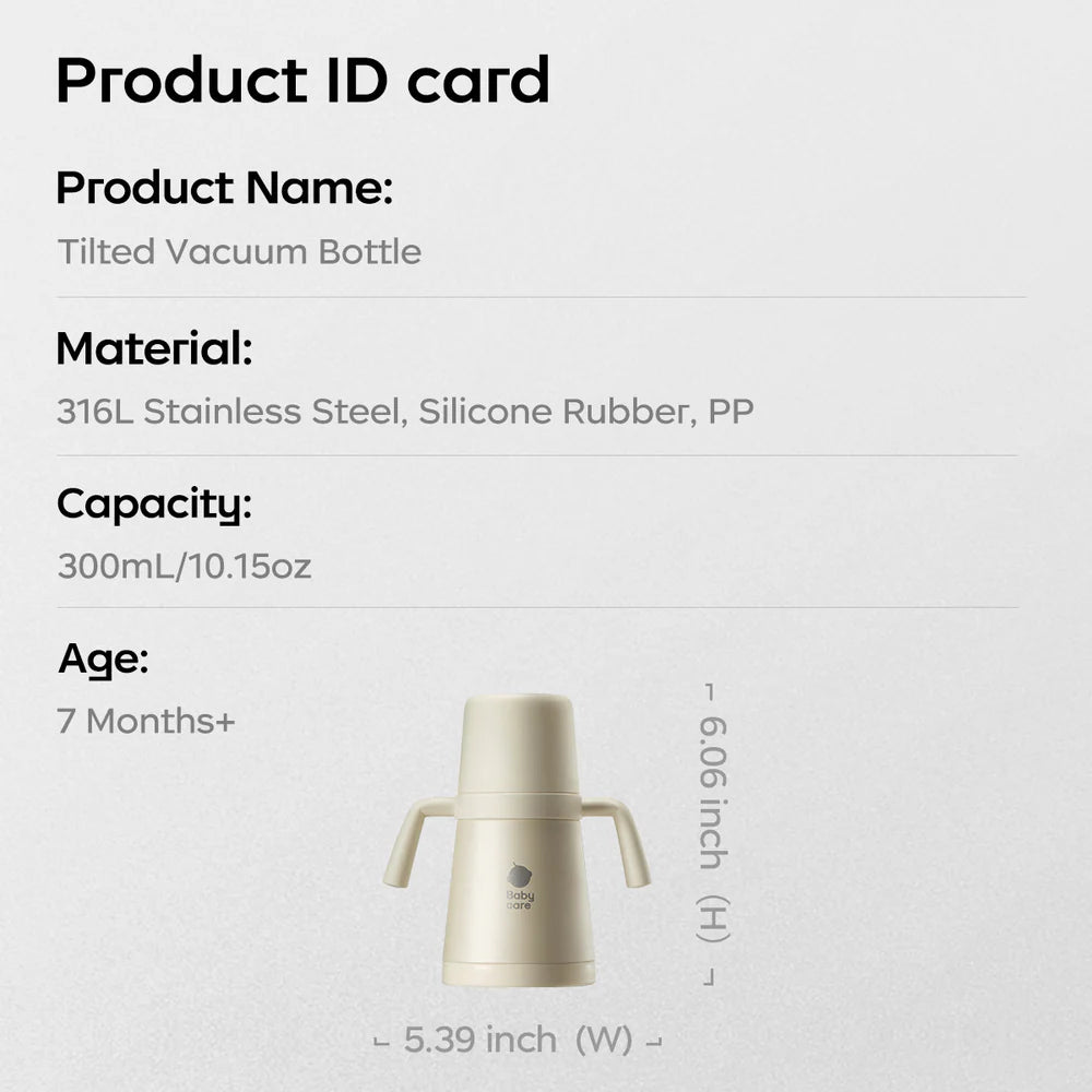 Minuvy Tilted Vacuum Bottle - Minuvy Shop Baby