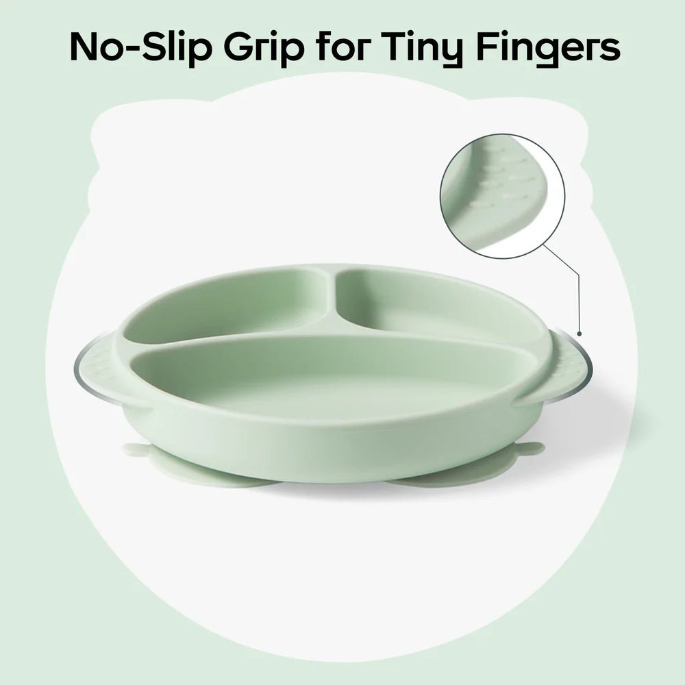 Owl Power Suction Silicone Plate - Minuvy Shop Baby